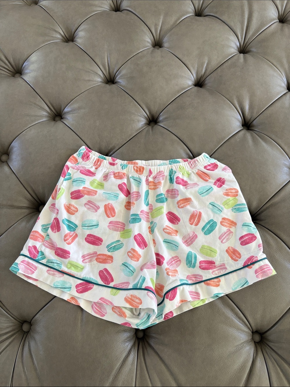BedHead shorts Pajama Set in Macaron Print-XS - Picture 5 of 9